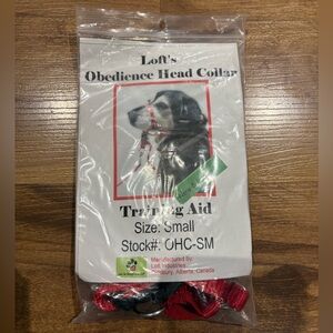 Head Collar Loft Industries Dog Halter Size Small Red NWT